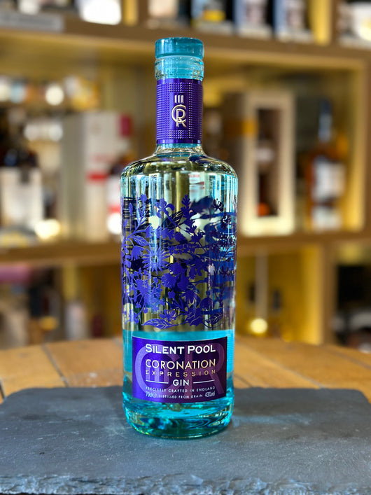 Silent Pool Gin Celebration of King Charles lll Coronation. (70cl, 43%)