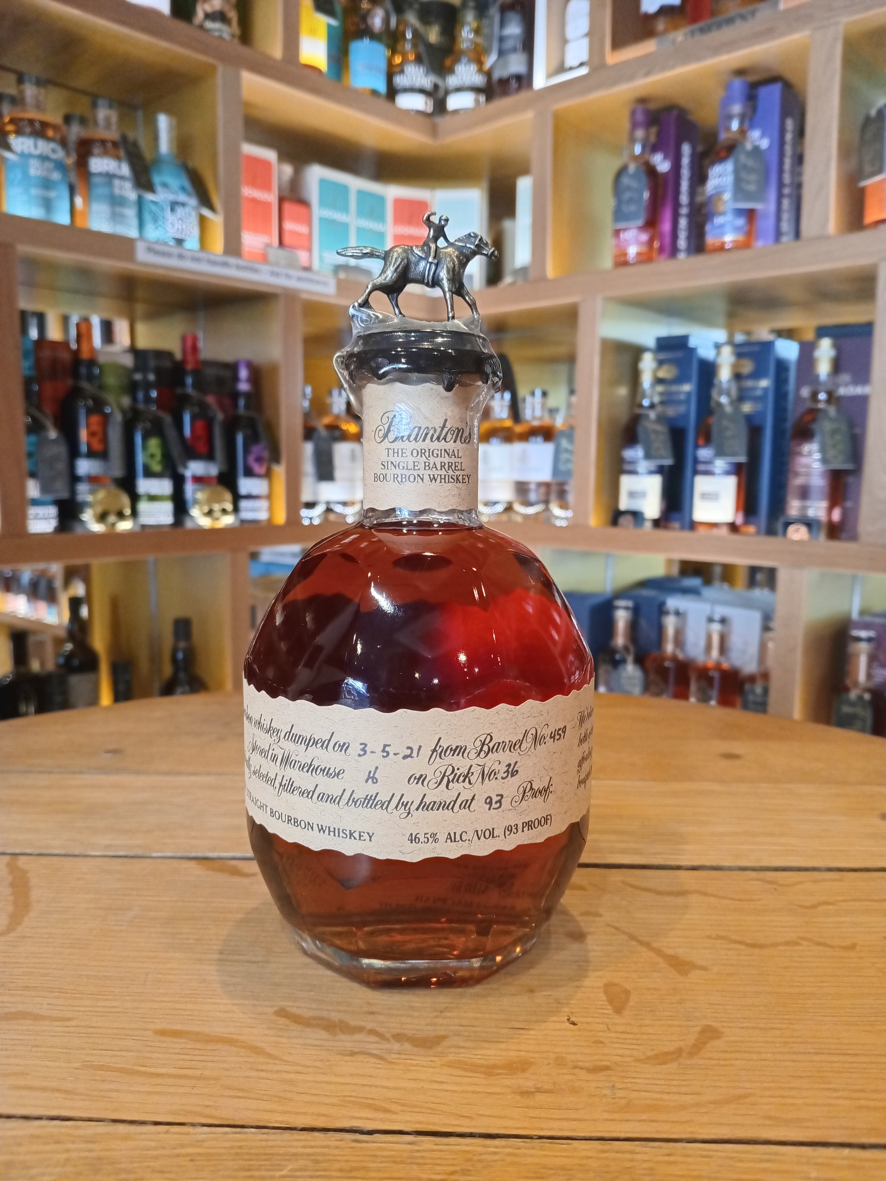 【マン】★未開栓　Blanton's シングルバレル バーボン 750ml 宝酒造 ブラントン シングルバレル バーボン 正規品 750ml 46.5