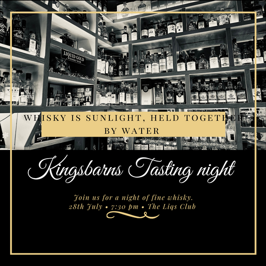 Kingsbarns Tasting Night 28th July 19:30