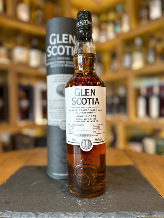 Glen Scotia 2005-2022 first-fill Bourbon, C#810 (70cl, 56.6%)