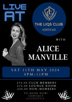 Live Music with Alice Manville - 8m Saturday 11th May 2024