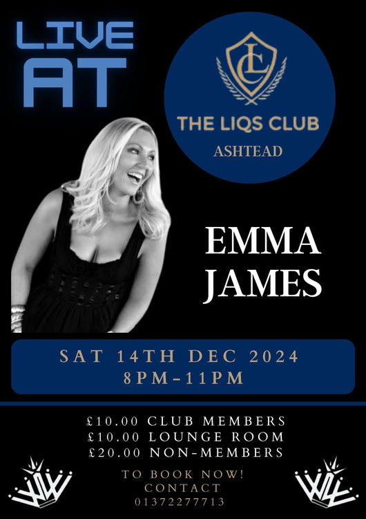 Live Music with Emma James- 8pm Saturday 14th December 2024