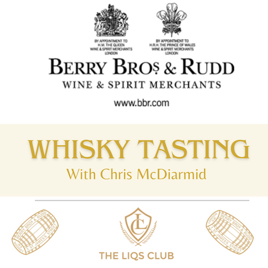 Berry Bros & Rudd Whisky Tasting Masterclass - 9th February 2024 7.30pm