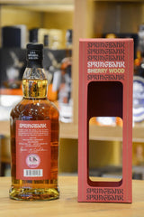 Springbank 17 Year Old Sherry Wood Back