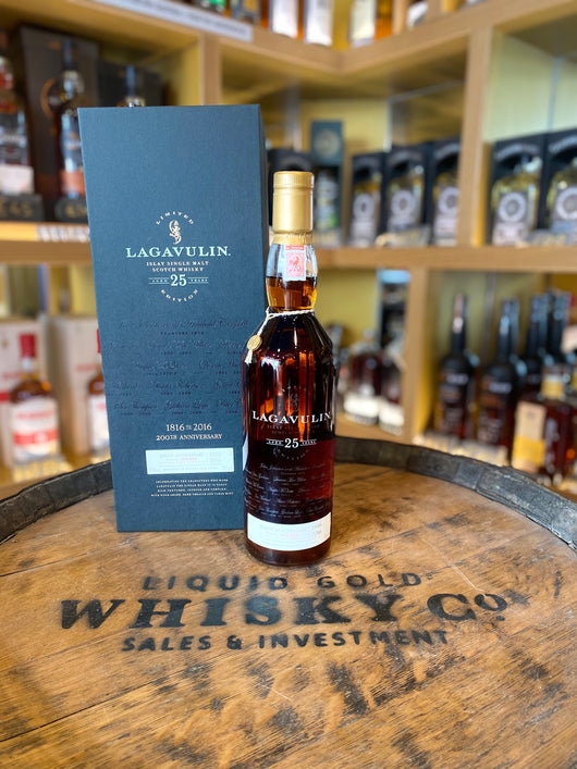 Lagavulin 25 200th Anniversary Release (70cl, 51.7 – Liquid Gold Whisky Co.