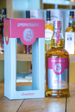 Springbank 25 year old Campbeltown Scotch Whisky Front