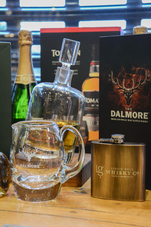 dalmore whisky with special glass