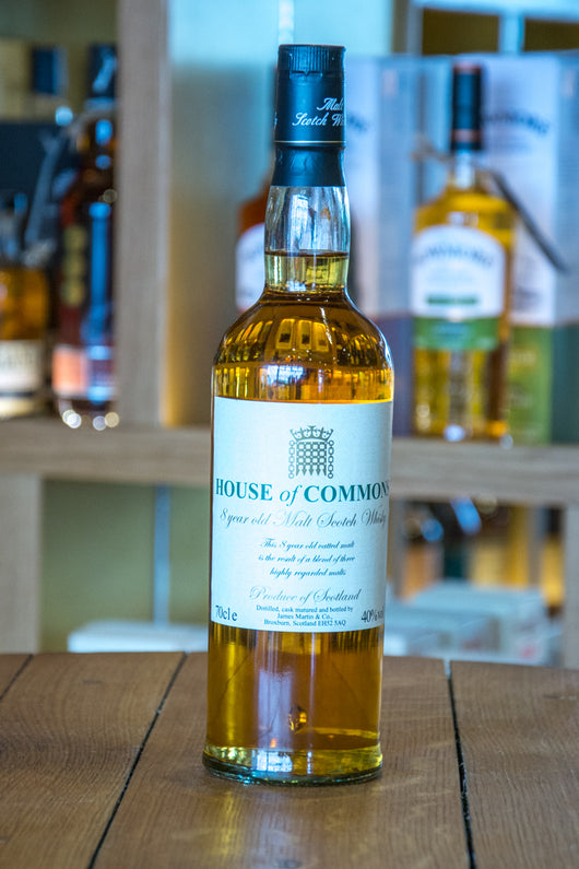 House of Commons 8 year old Single Malt Scotch Whisky Front